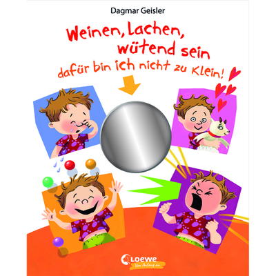 Kinderbuch, Weinen, Lachen, wütend sein