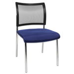 Topstar Besucherstuhl „Visit 10“, Vierfuß, Netzrücken, 2er-Set - 82882V0003 a