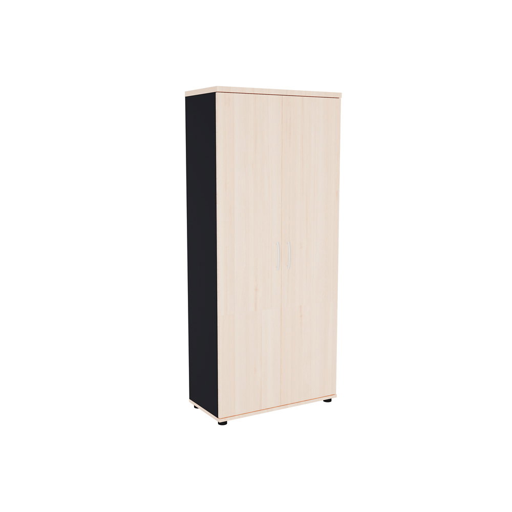861031_a_23 Basic Hochschrank H 183, anthrazit-Akazie - 861031 a 23