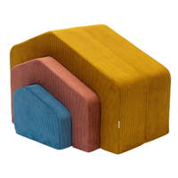 Haus-Softbausteine aus Cord, 3-teilig – Bild 8