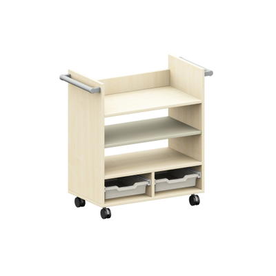 Servierwagen mit 3 Fächern, 70 x 84 x 40 cm