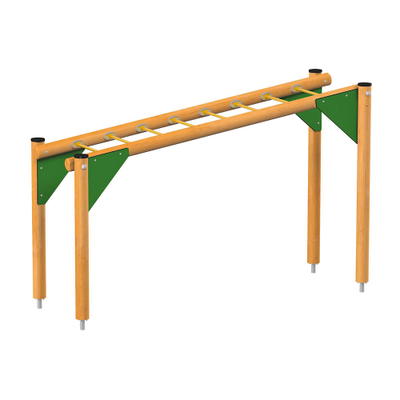 Hangelleiter, Holzpfosten