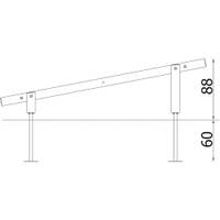 Balancierbalken Duo, schräg - 4210E Side view