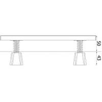 Balancierbalken, gefedert - 4228EZ Side view