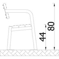 Sitzbank Company, schwarz - 50160Z Side view