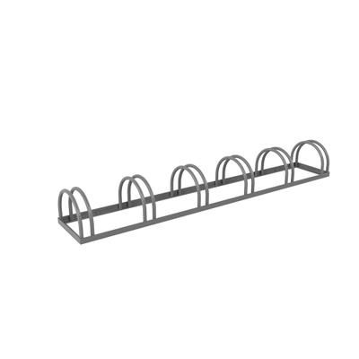 Fahrradständer 6er, Standard, grau