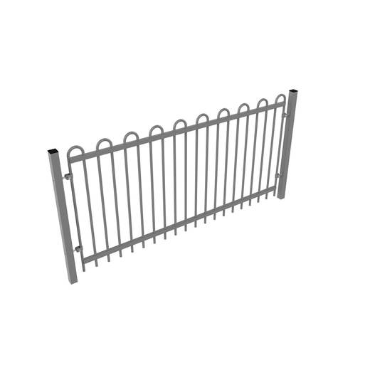 NV5506Z-A_a_26 Zaun-Modul, Metall, grau - NV5506Z A a 26