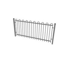 Zaun-Modul, Metall, grau - NV5506Z A b 26