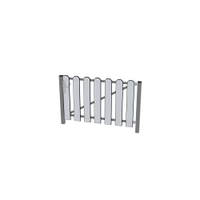 Zaunpforte, HDPE, grau - NV5568 c 26