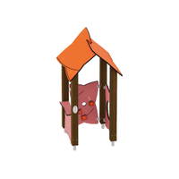 Kleinkind-Spielanlage mit Kaufladen und Spielwand – Urbi H Set 1 - NV60001EPZ A a 25
