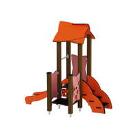 Kleinkind-Spielturm mit Rutsche und Spielwand - Urbi H Set 2 – Bild 24