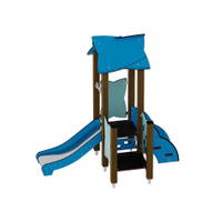 Kleinkind-Spielturm mit Rutsche und Spielwand - Urbi H Set 2 – Bild 18