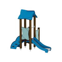 Kleinkind-Spielturm mit Rutsche und Spielwand - Urbi H Set 2 – Bild 13
