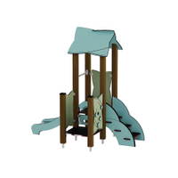 Kleinkind-Spielturm mit Rutsche und Spielwand - Urbi H Set 2 – Bild 8