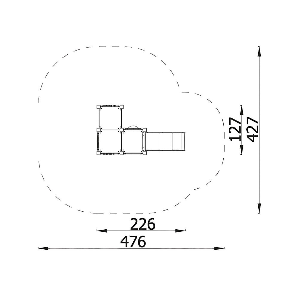 Kleinkind-Spielturm mit Rutsche und Spielwänden – Urbi H Set 3 - NV60003EPZ A xa 25