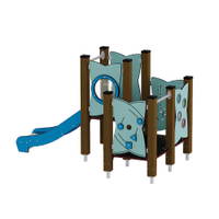Kleinkind-Spielturm mit Rutsche und Spielwänden - Urbi H Set 3 – Bild 16