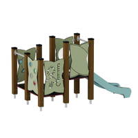 Kleinkind-Spielturm mit Rutsche und Spielwänden - Urbi H Set 3 – Bild 6
