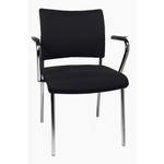 Topstar Besucherstuhl „Visit 10″, Vierfuß, Armlehnen, 2er-Set - Topstar Besucherstuhl Visit 10 Vierfuss Armlehnen 2er Set 780225V0002 P01 ZN