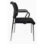 Topstar Besucherstuhl „Visit 10″, Vierfuß, Armlehnen, 2er-Set - Topstar Besucherstuhl Visit 10 Vierfuss Armlehnen 2er Set 780225V0002 P03 ZN