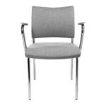 Topstar Besucherstuhl „Visit 10″, Vierfuß, Armlehnen, 2er-Set - Topstar Besucherstuhl Visit 10 Vierfuss Armlehnen 2er Set 780225V0003 P02 ZN
