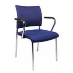 Topstar Besucherstuhl „Visit 10″, Vierfuß, Armlehnen, 2er-Set - Topstar Besucherstuhl Visit 10 Vierfuss Armlehnen 2er Set 780225V0004 P01 ZN