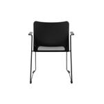 Topstar Besucherstuhl „Visit Lite“ mit Armlehnen, Kunststoffsitz, 4er-Set - Topstar Besucherstuhl Visit Lite mit Armlehnen Kunststoffsitz 4er Set 778696V0001 b ZN