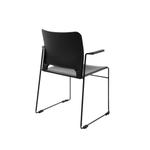Topstar Besucherstuhl „Visit Lite“ mit Armlehnen, Kunststoffsitz, 4er-Set - Topstar Besucherstuhl Visit Lite mit Armlehnen Kunststoffsitz 4er Set 778696V0001 d ZN