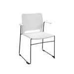 Topstar Besucherstuhl „Visit Lite“ mit Armlehnen, Kunststoffsitz, 4er-Set - Topstar Besucherstuhl Visit Lite mit Armlehnen Kunststoffsitz 4er Set 778696V0002 a ZN