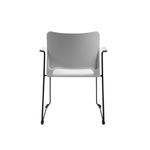 Topstar Besucherstuhl „Visit Lite“ mit Armlehnen, Kunststoffsitz, 4er-Set - Topstar Besucherstuhl Visit Lite mit Armlehnen Kunststoffsitz 4er Set 778696V0002 d ZN