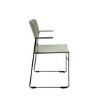 Topstar Besucherstuhl „Visit Lite“ mit Armlehnen, Kunststoffsitz, 4er-Set - Topstar Besucherstuhl Visit Lite mit Armlehnen Kunststoffsitz 4er Set 778696V0003 a ZN