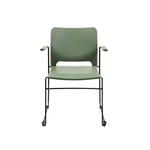 Topstar Besucherstuhl „Visit Lite“ mit Armlehnen, Kunststoffsitz, 4er-Set - Topstar Besucherstuhl Visit Lite mit Armlehnen Kunststoffsitz 4er Set 778696V0003 c ZN