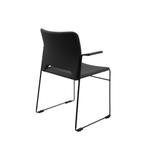 Topstar Besucherstuhl „Visit Lite“ mit Armlehnen, Polstersitz, 4er-Set - Topstar Besucherstuhl Visit Lite mit Armlehnen Polstersitz 4er Set 778701V0001 b ZN