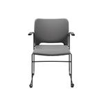 Topstar Besucherstuhl „Visit Lite“ mit Armlehnen, Polstersitz, 4er-Set - Topstar Besucherstuhl Visit Lite mit Armlehnen Polstersitz 4er Set 778701V0002 a ZN