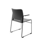 Topstar Besucherstuhl „Visit Lite“ mit Armlehnen, Polstersitz, 4er-Set - Topstar Besucherstuhl Visit Lite mit Armlehnen Polstersitz 4er Set 778701V0002 d ZN