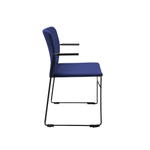 Topstar Besucherstuhl „Visit Lite“ mit Armlehnen, Polstersitz, 4er-Set - Topstar Besucherstuhl Visit Lite mit Armlehnen Polstersitz 4er Set 778701V0003 b ZN