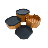 Tuff Tray – Holzbox mit Spieltablett, 3er-Set - Tuff Tray Holzbox mit Spieltablett 3er Set 352011 w 2