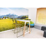 Sitzgruppe Ogi W, weiß mit 4 Hockern, olivgrün - ZEST6143 m 24