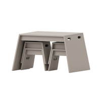 Stapeltisch-Set Maro, 4 Plätze – Tisch und 4 Hocker - mZebo POD HO STAP1 4ER TISCHSET b 1920x1147