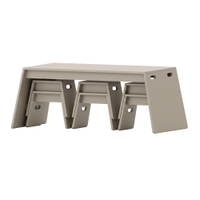 Stapeltisch-Set Maro, 6 Plätze – Tisch und 6 Hocker - mZebo POD HO STAP1 6ER TISCHSET b 1920x1145