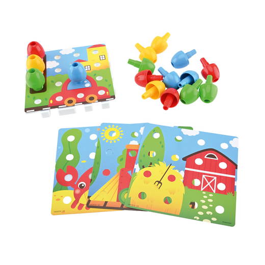 023296_a_23 Mosaik-Steckspiel – Bunte Welt - 023296 a 23