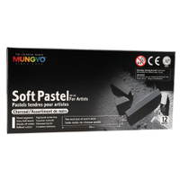 Pastellkreide schwarz - 024102 b 25