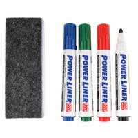 Whiteboardmarker mit Reiniger, 4er-Set - 024139 b 25