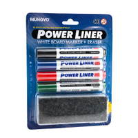 Whiteboardmarker mit Reiniger, 4er-Set - 024139 d 25