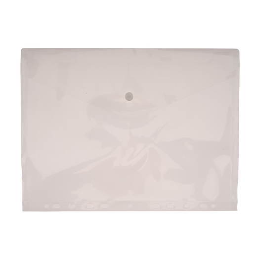 024147_a_25 Perforierte Dokumententasche mit Druckknopf, A4, transparent - 024147 a 25