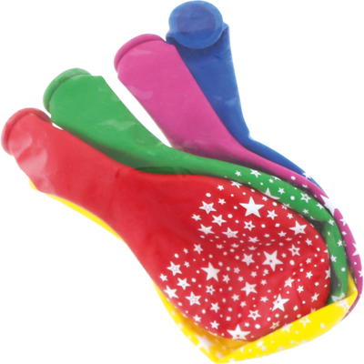 Ballons mit Sternen