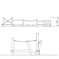 Balancierparcour – ROBINIA RB1219 - 04a9 rb1219front