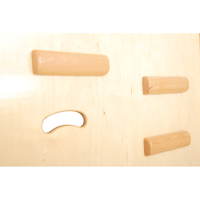 Kletterwand zum Einhängen, mit Stegen und Grifföffnungen - 092344 b 15