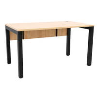 OPTO Schreibtisch, Beine schwarz, Ahorn E – Bild 22