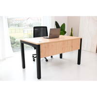 OPTO Schreibtisch, Beine schwarz, Ahorn E – Bild 19