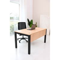 OPTO Schreibtisch, Beine schwarz, Ahorn E – Bild 18